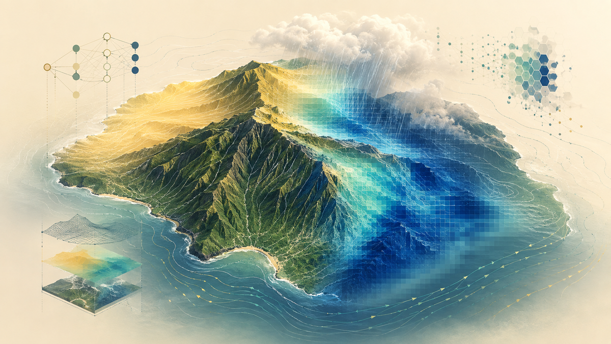LAND Hawaiʻi Rainfall Downscaling